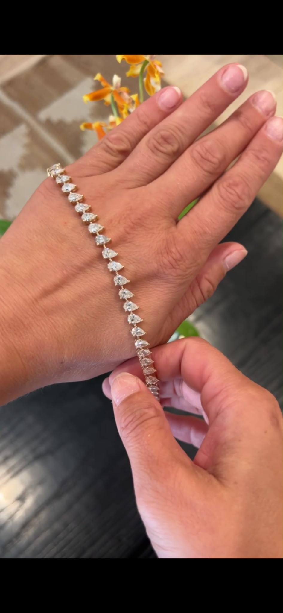 Fiona 14K Lab Diamond Tennis Bracelet