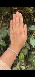 Oval Lab Diamond Bracelet