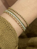 14k Four Prong Round Lab Diamond Bracelet, 3.0cttw